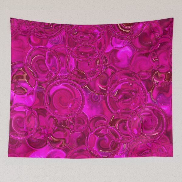 Item preview, Pink Hydrangea Fractal Circles designed and sold by SXW Designs.