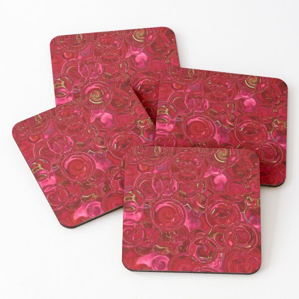 Item preview, Red Hydrangea Fractal Circles designed and sold by SXW Designs.