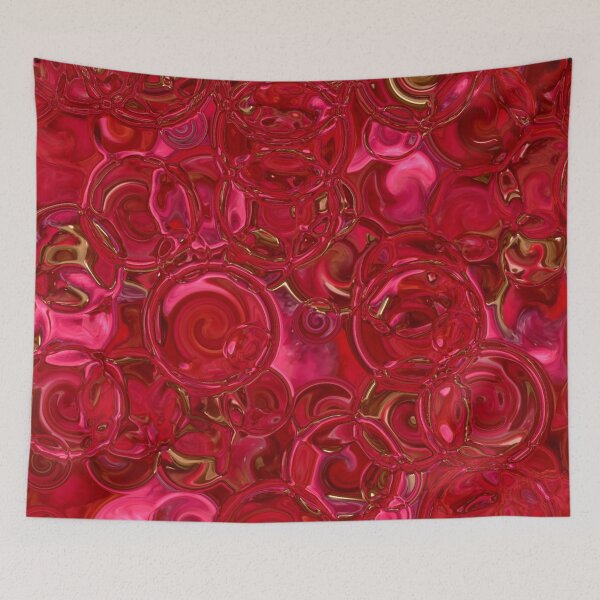 Item preview, Red Hydrangea Fractal Circles designed and sold by SXW Designs.