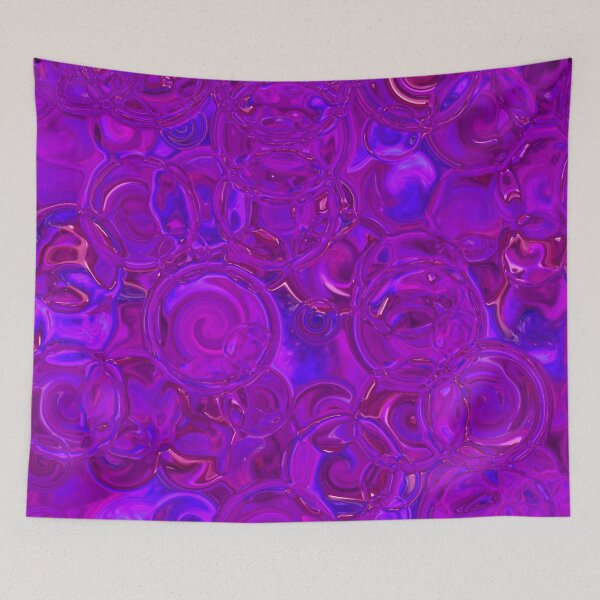 Item preview, Purple Hydrangea Fractal Circles designed and sold by SXW Designs.