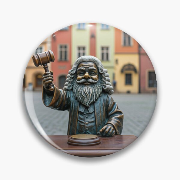 Item preview, Thinking of Wroclaw - Gnome Judge designed and sold by Purrfecta.
