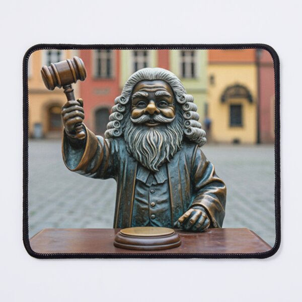 Item preview, Thinking of Wroclaw - Gnome Judge designed and sold by Purrfecta.