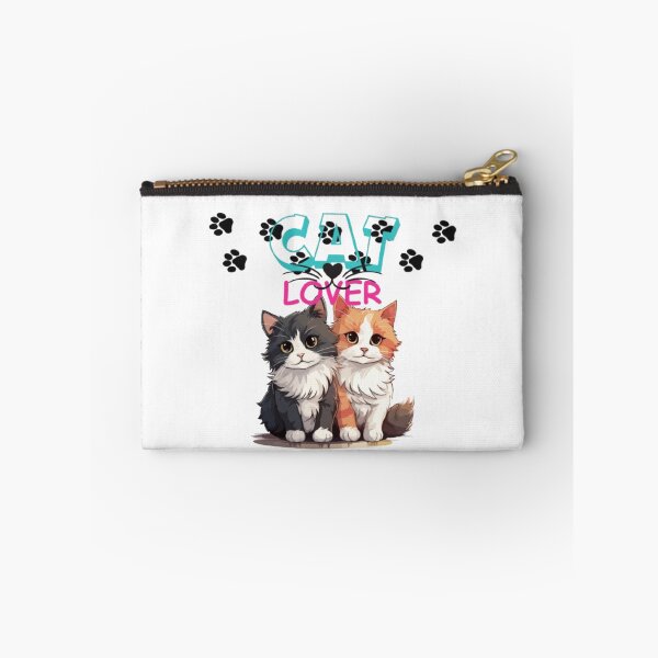 Item preview, Gráfico adorable para amantes de los gatos: lindo dúo de gatos con diseño de huellas de patas designed and sold by MSHobbies.