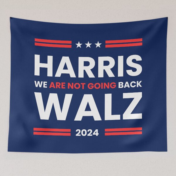 Item preview, Harris Walz We Are Not Going Back 2024 designed and sold by Kannan-Ravi.