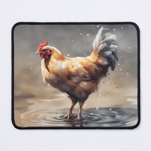 Item preview, Hen Having a Bath designed and sold by CalmnessbyChoice.