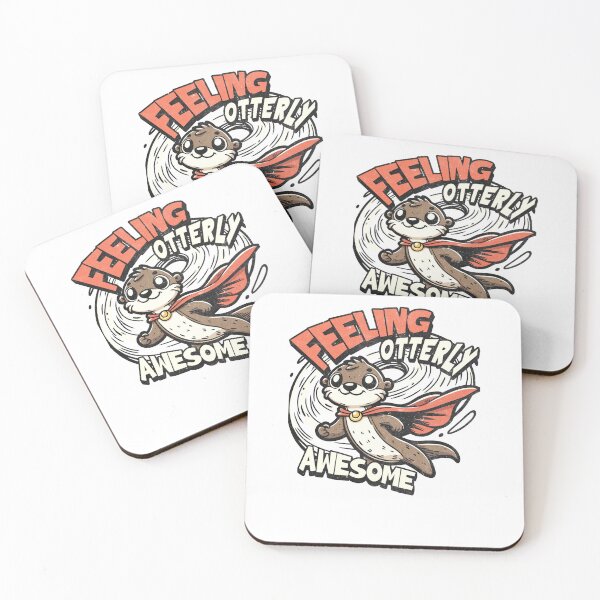 Item preview, Feeling Otterly Awesome Cute Super Otter designed and sold by PrintCrafting.