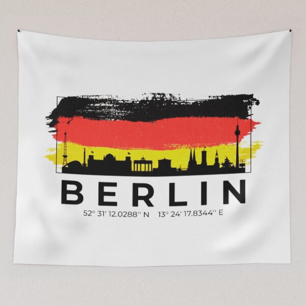Item preview, Berlin Skyline Art – Iconic Germany Cityscape designed and sold by BubbleSpy.