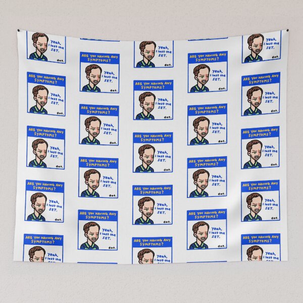 Item preview, Daniil Medvedev "I lost the set!" designed and sold by ourhappyface.