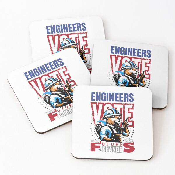 Item preview, Engineers Vote, Futures Change: Election 2024 designed and sold by SplashTastic.