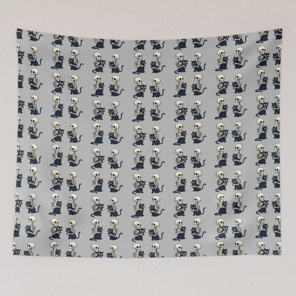 Item preview, Skeleton Holding A Cat Men Women Halloween Skull Cat Lover -  designed and sold by PurpleLoveStore.