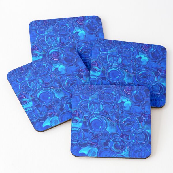 Item preview, Blue Hydrangea Fractal Circles designed and sold by SXW Designs.