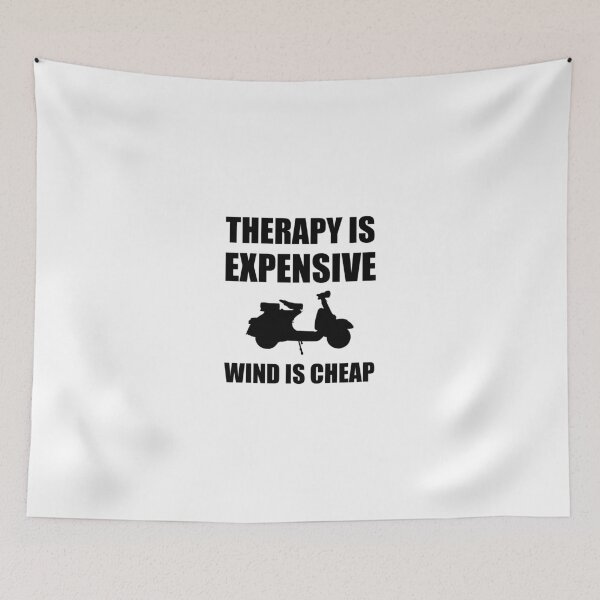 Item preview, Therapy Is Expensive Wind Is Cheap Moped designed and sold by TheBestStore.