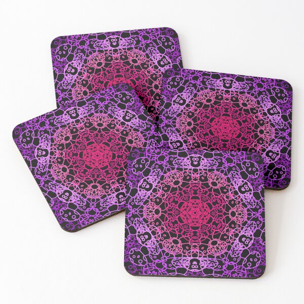 Item preview, Cursed Kaleidoscope - Pink Mushrooms designed and sold by FinapplePudding.