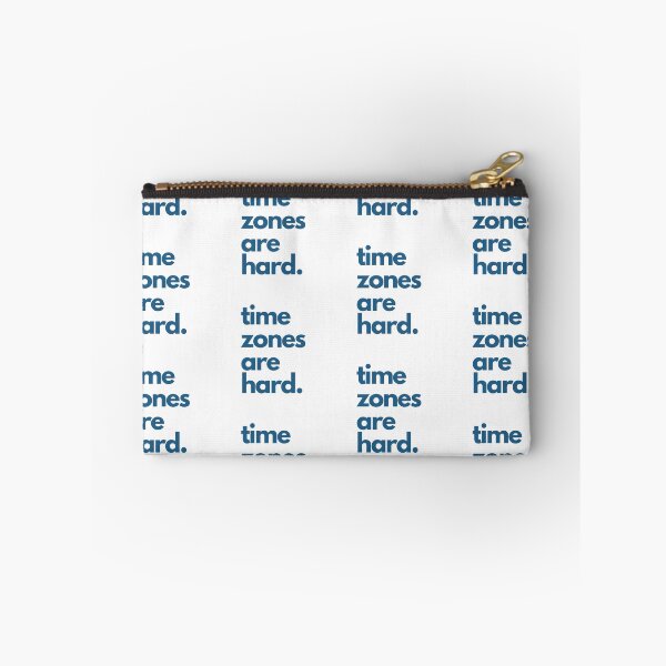 Item preview, Time zones are hard (indigo) designed and sold by cailin1000.