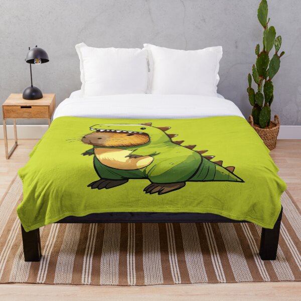 Item preview, Sketchy Capybara In Dinosaur Costume designed and sold by TomFrontierArt.