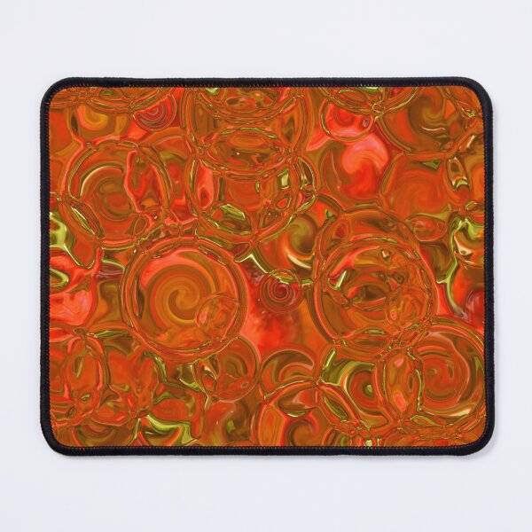 Item preview, Orange Hydrangea Fractal Circles designed and sold by SXW Designs.