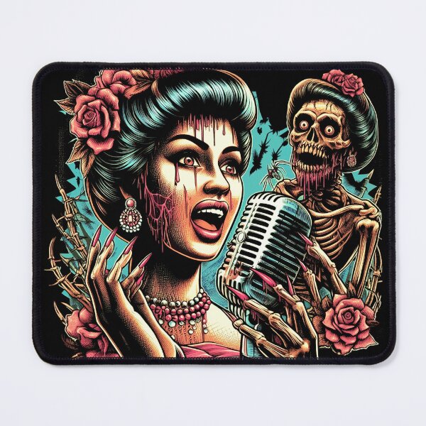 Item preview, Zombie Singer designed and sold by PulpVintage.