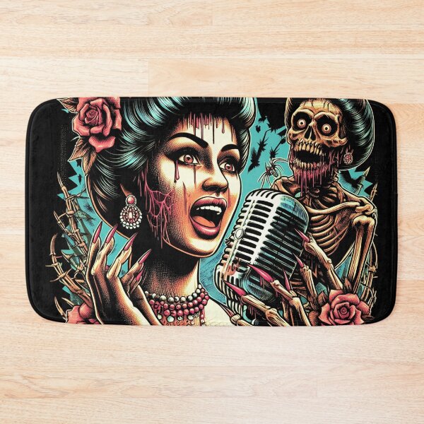 Item preview, Zombie Singer designed and sold by PulpVintage.