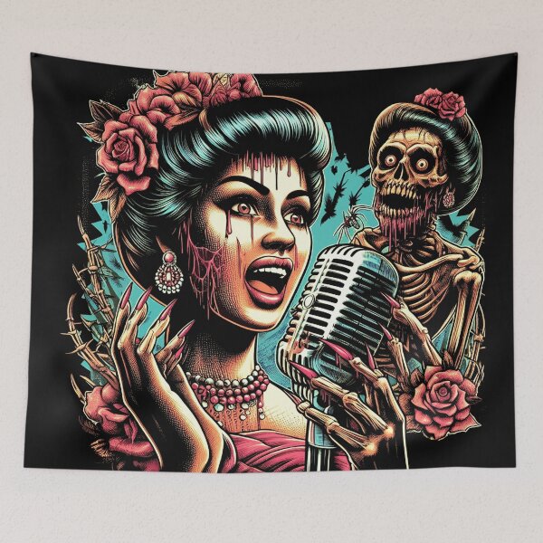 Item preview, Zombie Singer designed and sold by PulpVintage.