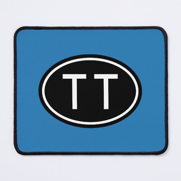 Item preview, TT Initials Monogram Oval White Letters designed and sold by Jeallan Designs.