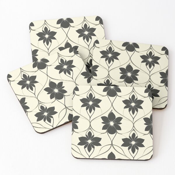 Item preview, Floral pattern inspired by grand millennial wallpaper designed and sold by MiracleSociety.