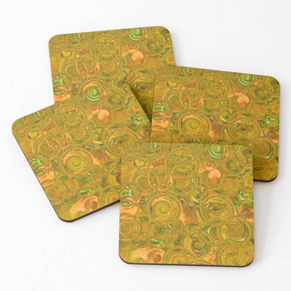 Item preview, Amber Hydrangea Fractal Circles designed and sold by SXW Designs.