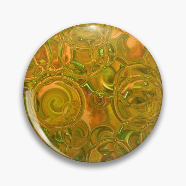 Item preview, Amber Hydrangea Fractal Circles designed and sold by SXW Designs.