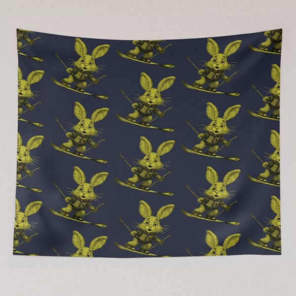 Item preview, Skiing Bunny designed and sold by kinpirks.