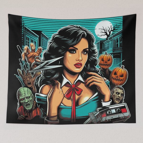 Item preview, 80s Horror Girl designed and sold by PulpVintage.
