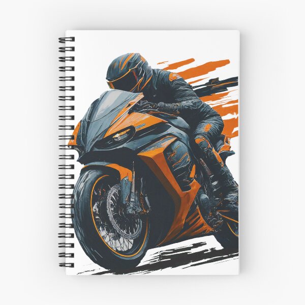 Aperçu de l'œuvre Vélo Sport Orange créée et vendue par FanciMerch.