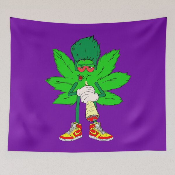Item preview, marijuana drawing designed and sold by AkumaStore.