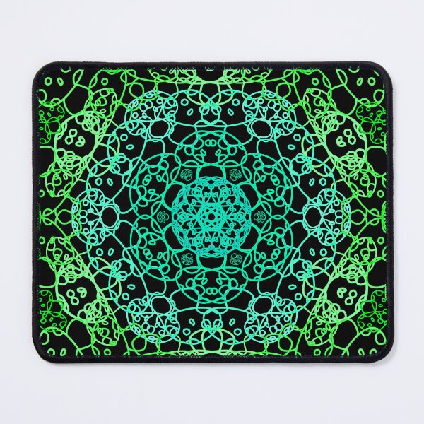 Item preview, Cursed Kaleidoscope - Green Mushrooms designed and sold by FinapplePudding.