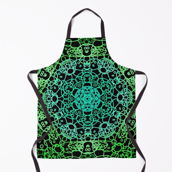 Item preview, Cursed Kaleidoscope - Green Mushrooms designed and sold by FinapplePudding.