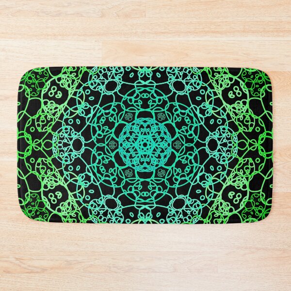 Item preview, Cursed Kaleidoscope - Green Mushrooms designed and sold by FinapplePudding.