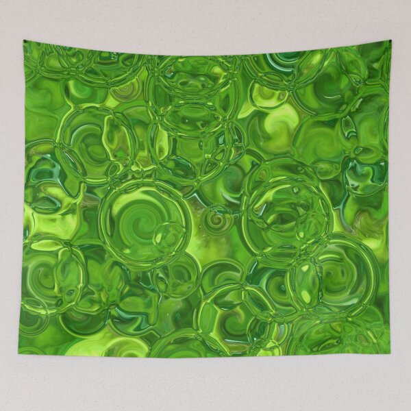 Item preview, Green Hydrangea Fractal Circles designed and sold by SXW Designs.