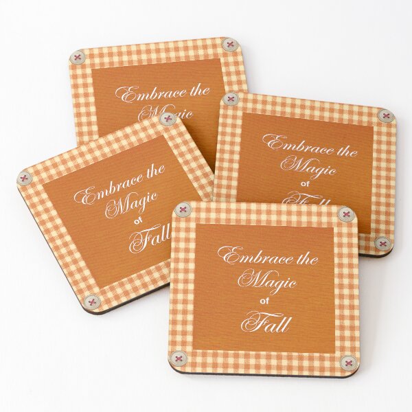 Item preview, Country Gingham Pattern Embrace Fall designed and sold by Our Bible Journey.