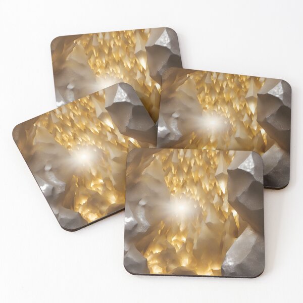 Item preview, Glittering Gold Cave designed and sold by CalmnessbyChoice.