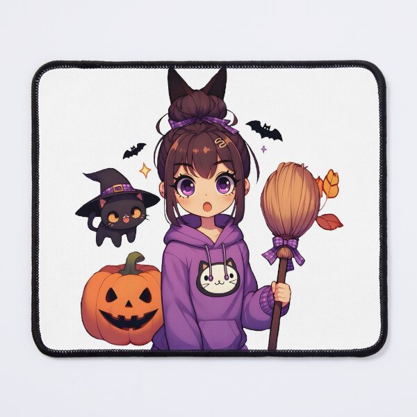 Item preview, Bangsbun – The Kawaii Witch with a Magic Cat designed and sold by bangsbun.