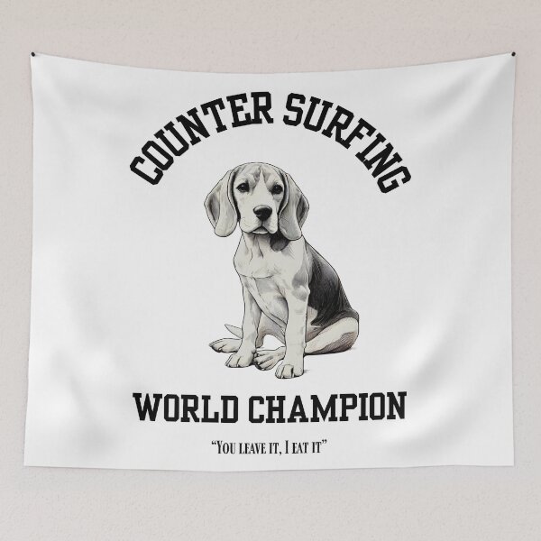 Artikelvorschau, Beagle-Hundebesitzer - Counter-Surfing-Weltmeister entworfen und verkauft von fivebelievers.