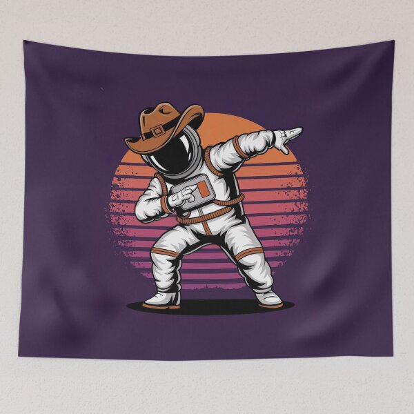 Item preview, Dabbing Astronaut Cowboy Space Adventure designed and sold by MonaCreations.