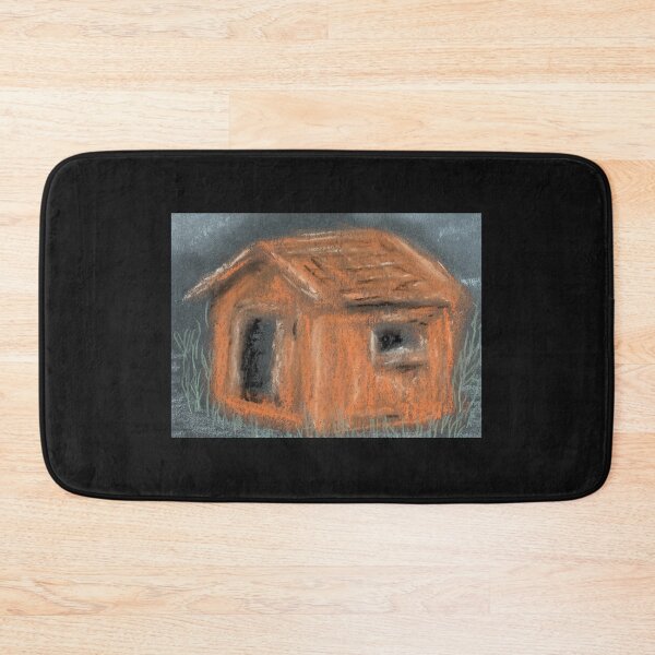Item preview, Abandoned Shack in Pastels on Black designed and sold by lisavonbiela.