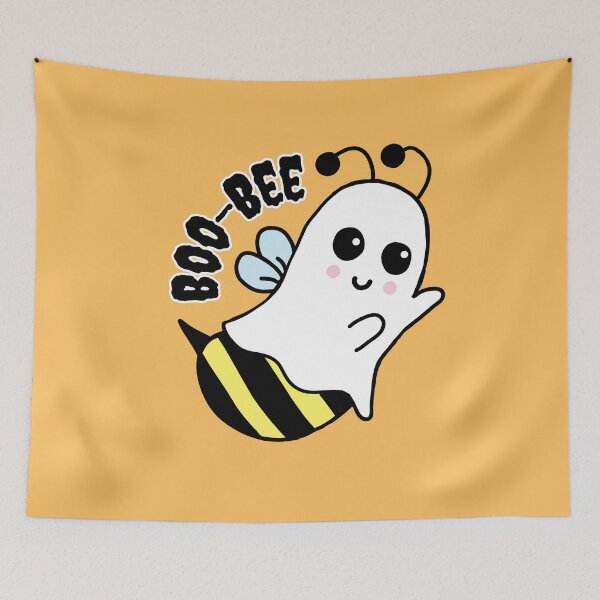 Item preview, Boo Bee Spooky Cute Halloween Bumblebee Ghost Illustration designed and sold by rosaliemillen.