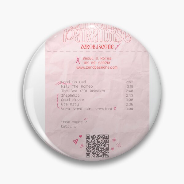 Item preview, cinema paradise receipt designed and sold by mobius shop.
