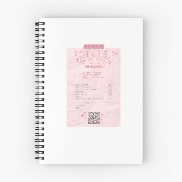 Item preview, cinema paradise receipt designed and sold by mobius shop.