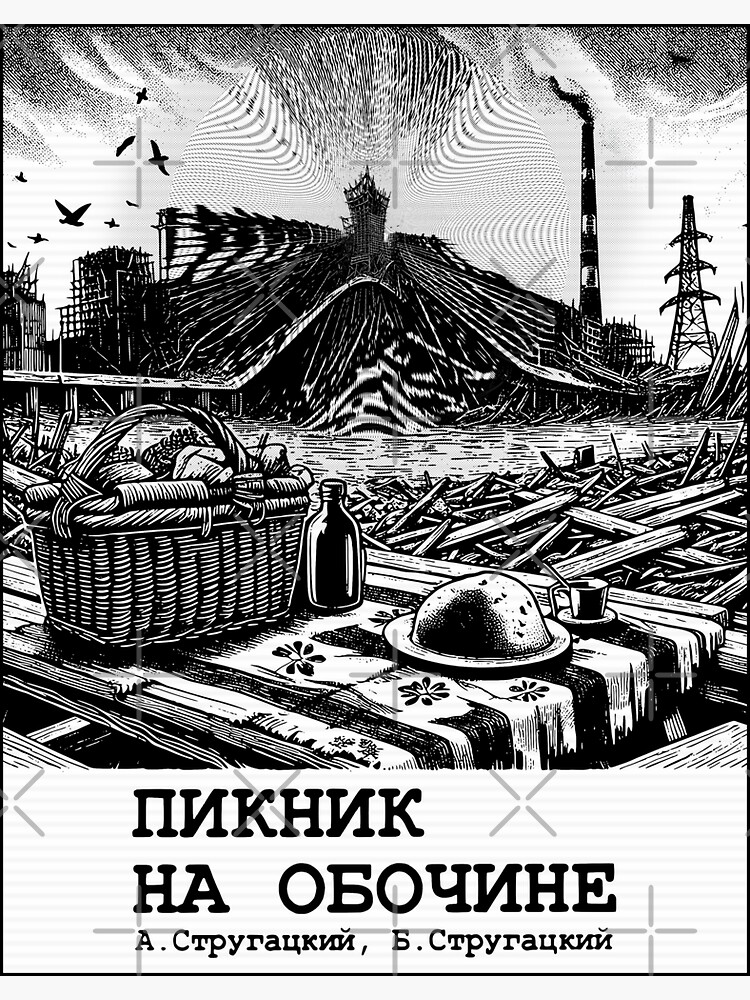Thumbnail 3 von 3, Sticker, Picknick am Straßenrand – Stalker – S.T.A.L.K.E.R. designt und verkauft von AtomicUtopia.