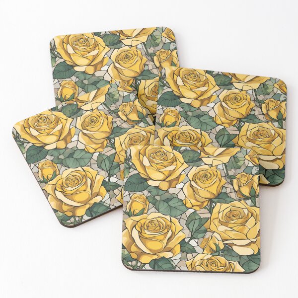 Item preview, Golden Mosaic Roses: A Blooming Masterpiece designed and sold by TheDreamer04.