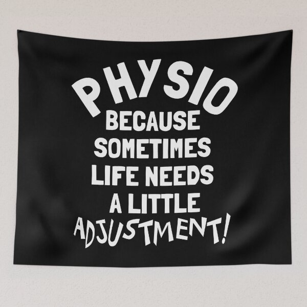 Item preview, Funny Physiotherapist physical therapist Quote - Life Needs a Little Adjustment designed and sold by Unitepeople.
