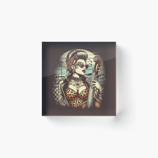 Item preview, Hot Rockabilly Girl designed and sold by PulpVintage.