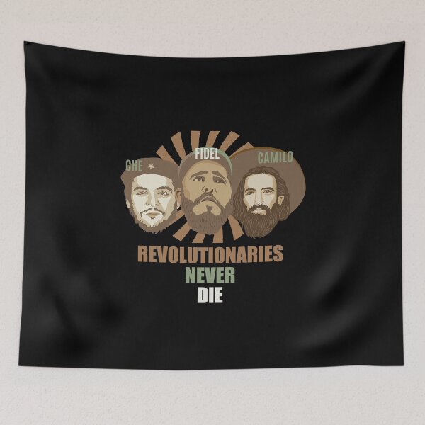 Item preview, Revolutionaries Never Die - Che, Fidel, and Camilo designed and sold by Boogosh.