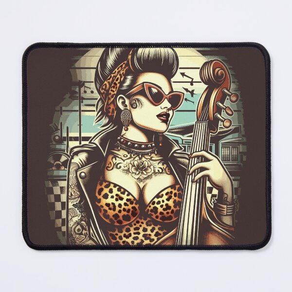 Item preview, Hot Rockabilly Girl designed and sold by PulpVintage.